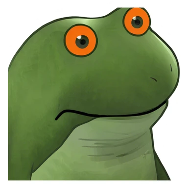 Orange obito mask sticker