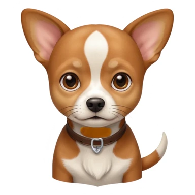 un chien croisé beagle et chihuahua sticker
