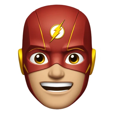 The flash super realistic ios 16 style sticker