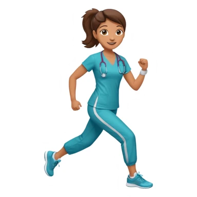 doctor doing cardio dance sticker
