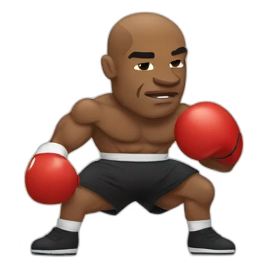 mike tyson training boxe sticker