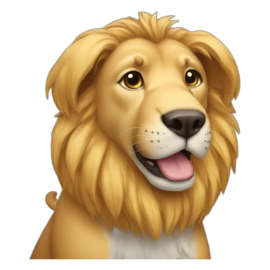 Dog y lion sticker