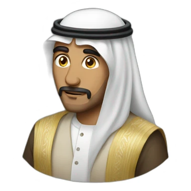 a man from saudi arabia sticker