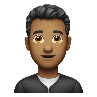 Create a Memoji of a developer with his laptop sticker