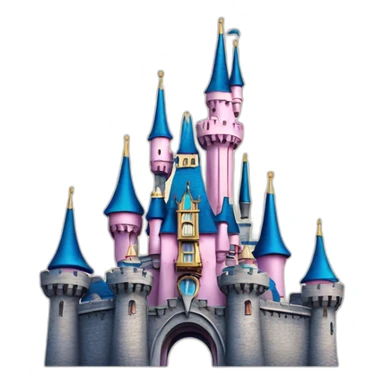 disneyland paris castle sticker