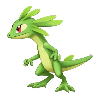  Treecko-Sceptile-Celebi-Flygon-Fakemon full body sticker