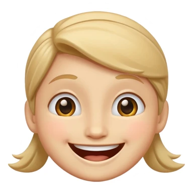 Smiling face with halo without the halo sticker