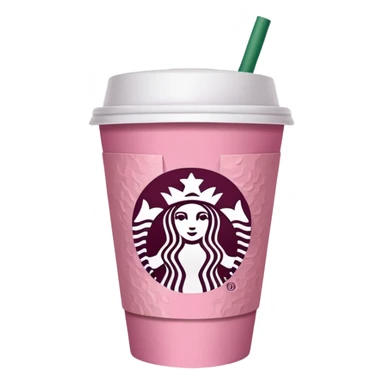 Pink Starbucks sticker
