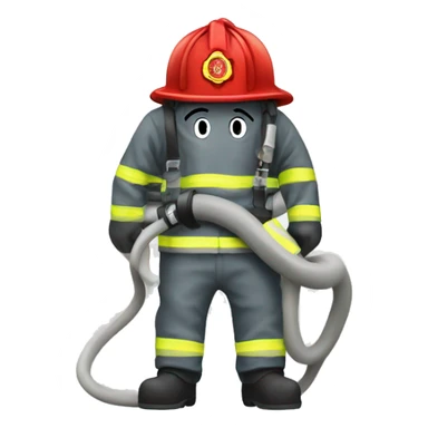 fire fighter hose sticker