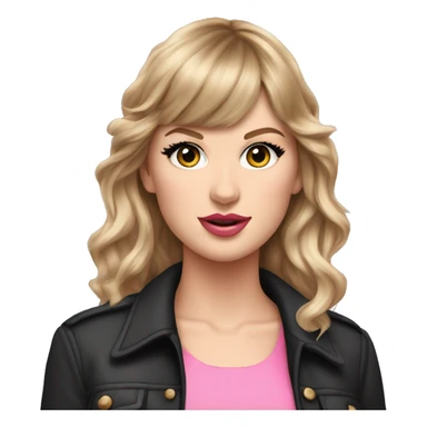 taylor swift in pink sticker