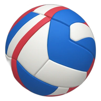 colored volleyball ball sticker