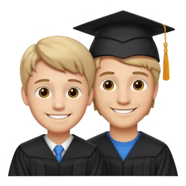 PAPÁ E HIJO EGRESADO sticker