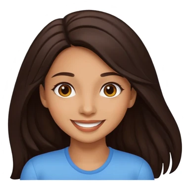 Mya, R&B Singer with long dark brown hair  sticker