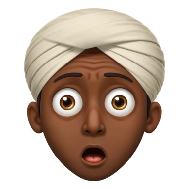 shocked indian man sticker