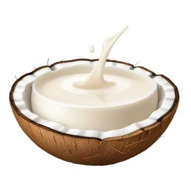 Coconut milk aesthetic  sticker