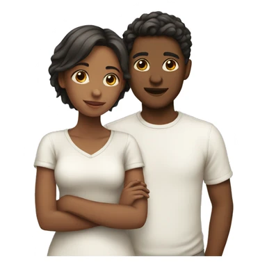 girl and boy in love sticker