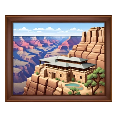 Grand Canyon National Park lodge  sticker