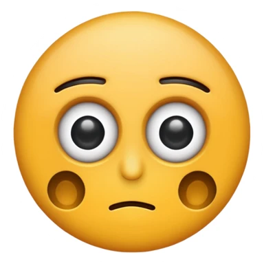 Eye roll emoji sticker