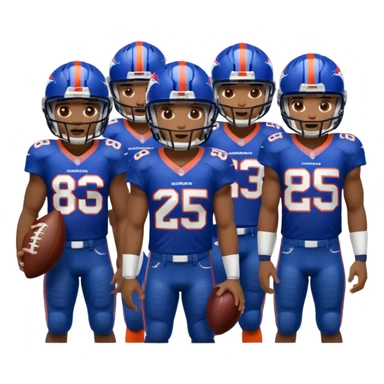 Denver broncos crushing buffalo bills sticker