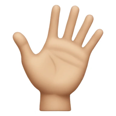 Tipping hand sticker