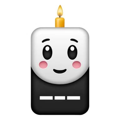 birthday sign in black and white  sticker