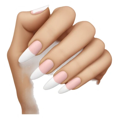 French tip nails  sticker