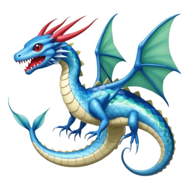 Gyarados-Dratini-Flygon-Dragonair-fusion-hybrid-creature  sticker