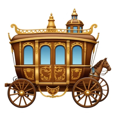 huge-horse-drawn-fancy-french-stagecoach-caravan sticker