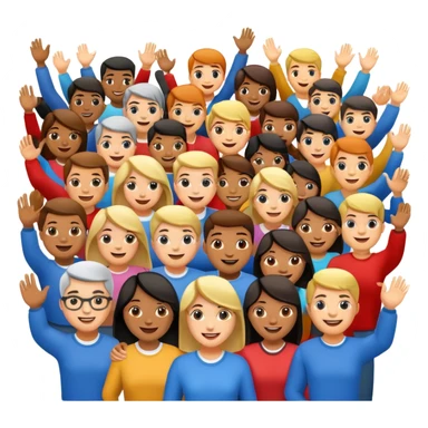 Audience large sticker