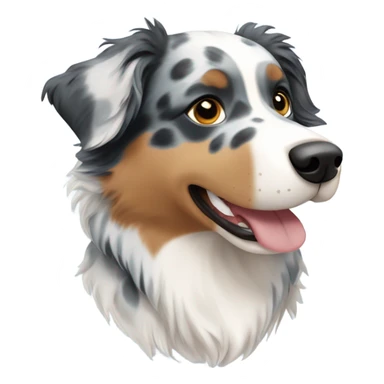 Australian shepherd blue Merle  sticker