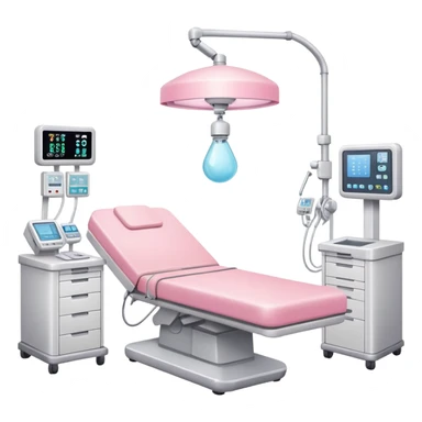 light pink operation room sticker