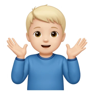 A toddler with a tiny jersey, clapping with adorable enthusiasm sticker