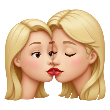 Lip kiss sticker