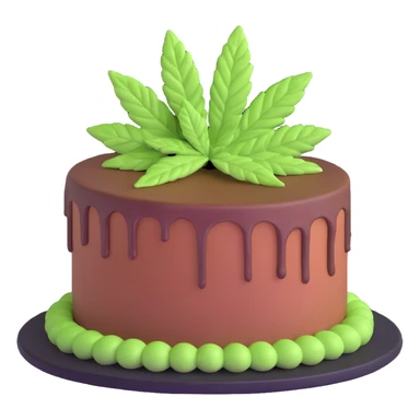 Los Angeles Kush cake sticker
