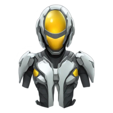 futuristic armored Omega Energy boots radiating omega energy sticker