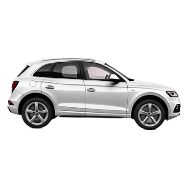 Audi Q5 mit rosa schleife sticker