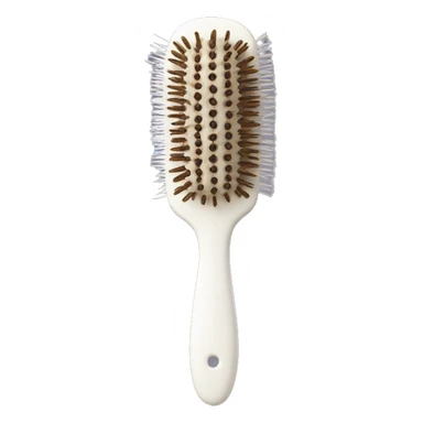 Highly detailed, Soft white, roccoco, vintage, Victorian, hairbrush sticker