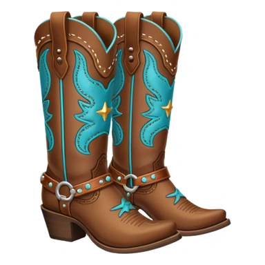 cowgirl boots cute sticker