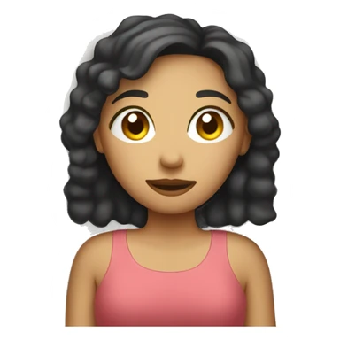 Girl with iPad laying down on bed sticker