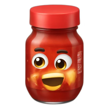 tumbado sobre ketchup sticker