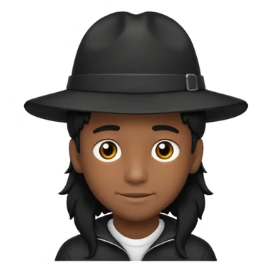 Gere um menino de cabelos preto e boné de lado com feição séria sticker