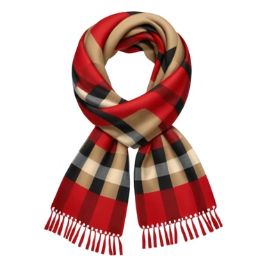burberry scarf sticker