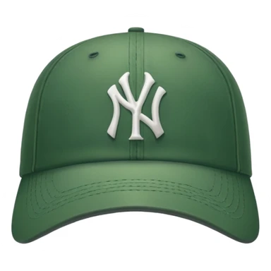 new york Yankee green cap sticker