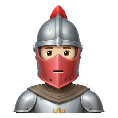 Monty pyton knight with full face covered helmet sticker