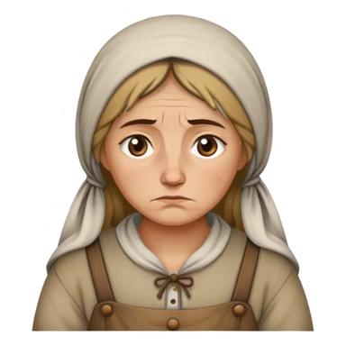 Peasant mab sad sticker