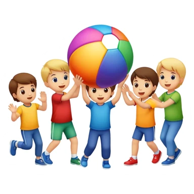 children's ball sticker