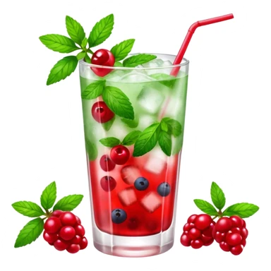 red berry mojito sticker