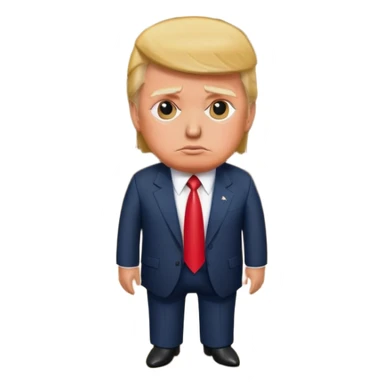 Donald Trump in a ditch sticker