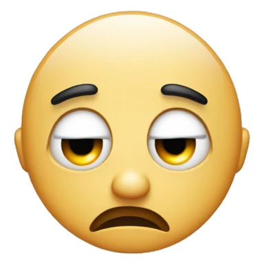 emoji with tear in eyes sticker