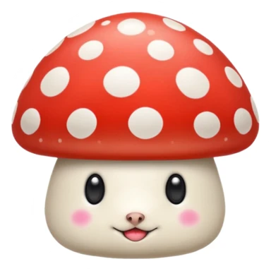 Mushroom pet sticker